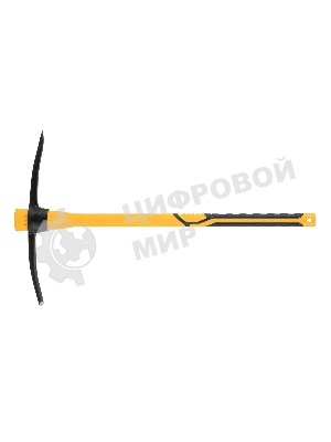 Кирка Denzel 2000 г, узкая, фиберглассовая обрезиненная рукоятка 900 мм