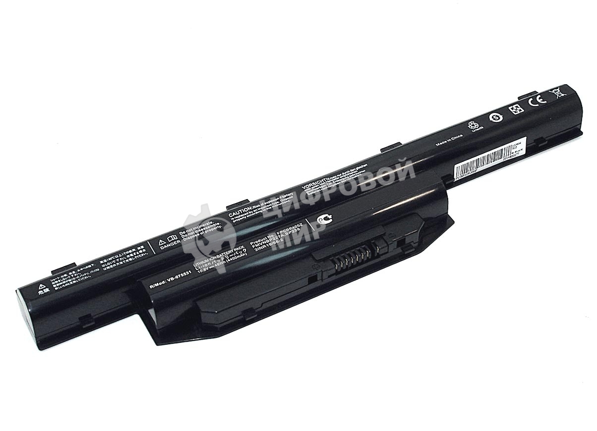 Аккумуляторная батарея для ноутбука Fujitsu LifeBook FMVNBP229 10.8V 4400mAh OEM черный