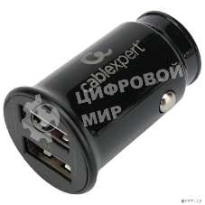 Автомобильное зарядное устройство Cablexpert MP3A-UC-CAR21, 12Вт, 2 порта USB