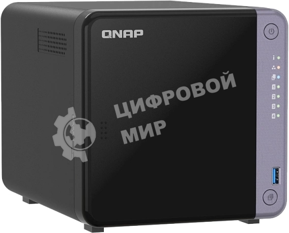 Сетевое хранилище NAS Qnap TS-432X-4G 4-bay настольный Alpine AL-524