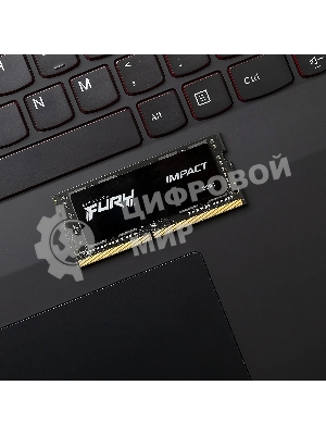 Оперативная память Kingston Fury Impact, DDR5, 8GB (1x8GB), 4800MHz, CL38 SO-DIMM