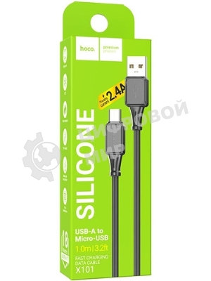 Кабель USB 2.0 hoco X25, AM/microBM, черный, 1м