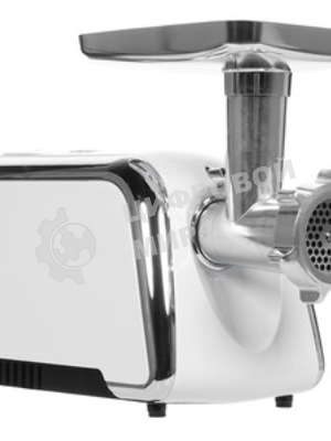Мясорубка электрическая Centek CT-1602 Juice белый, 2000 Вт, 2.0 кг/мин, реверс, защита от перегрузки, металлический лоток, насадки - 5