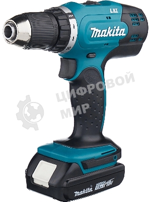 Дрель-шуруповерт Makita DDF453SYE, 18 В, 1,5 Ач, 42 Нм, щеточный
