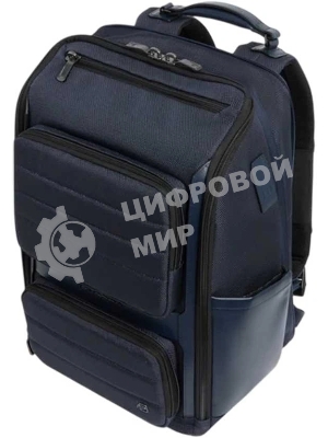 Рюкзак мужской Piquadro Oberon CA7279W150/BLU синий нейлон/натур.кожа