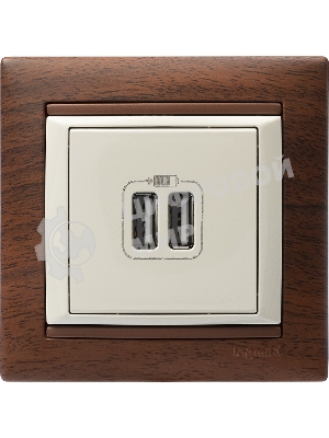 Розетка 2-ая USB 774170 Legrand Valena Сл. кость