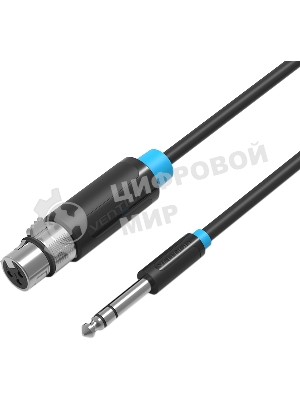 Кабель Vention аудио Jack 6.5 M/XLR F - 2м