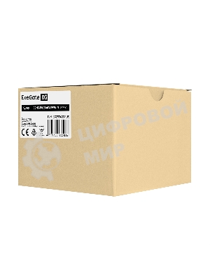 Кулер для процессора ExeGate ESNK-P0063AP4.PWM.2U.SP3.Cu серебристый, 60 мм, алюминий/медь, 6800 об/мин, 54.3 дБ, 4 pin, 240 Вт, 64.5 мм