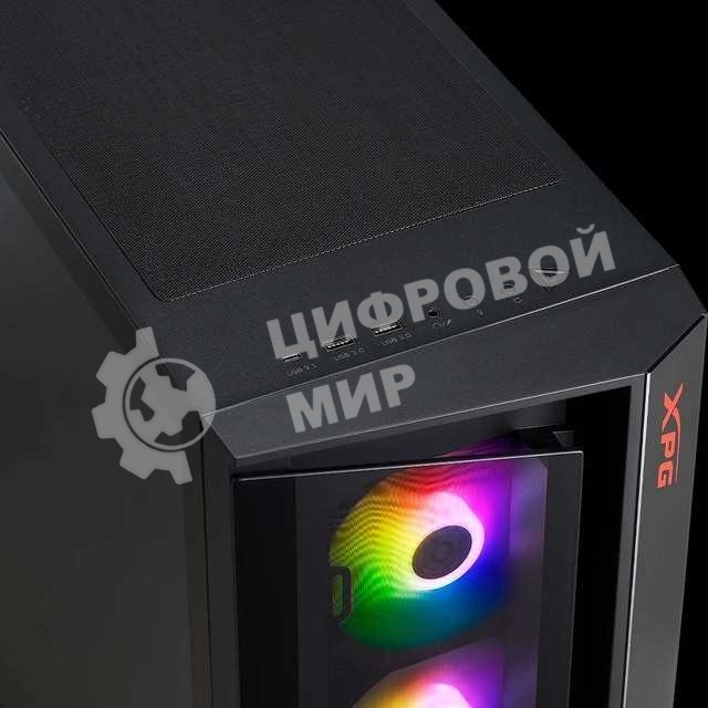 Компьютерный корпус ADATA XPG CRUISERST черный Mid-Tower, Micro-ATX, Mini-ITX, Standard-ATX