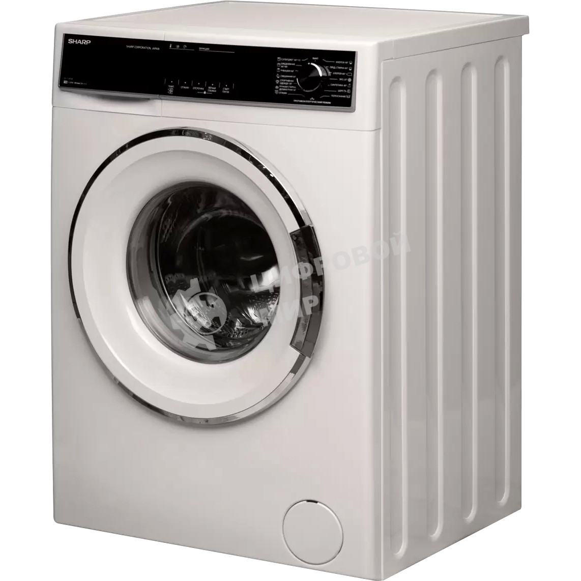 Стиральная машина Sharp ES712RW белый, загрузка фронтальная 7 кг, 1200 об/мин, класс: A+++