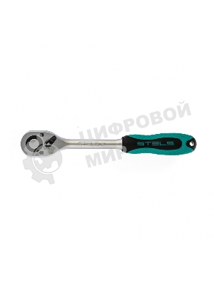 Ключ трещотка Stels 1/2, 72 зуба, с быстрым сбросом. СrV