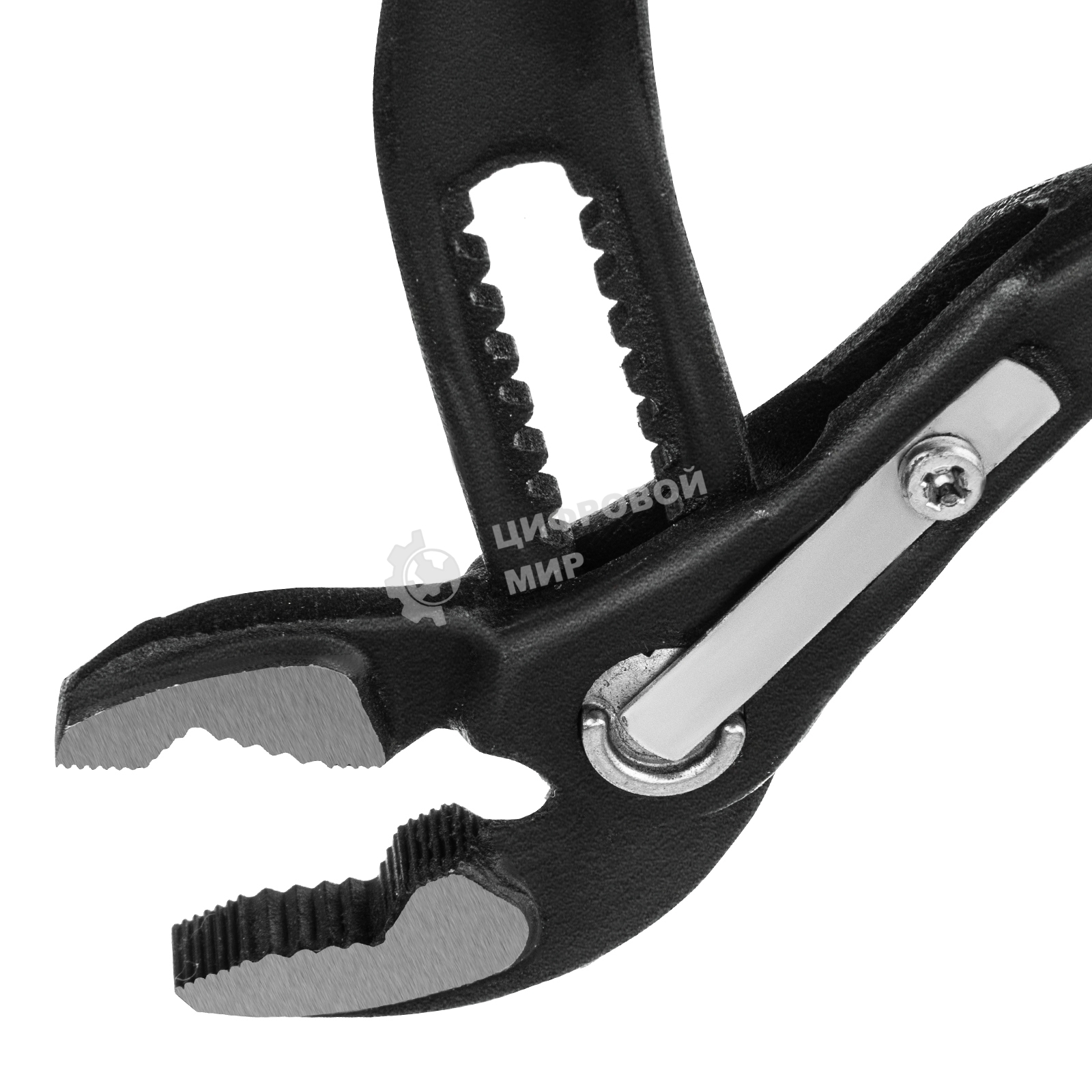 Переставные клещи Matrix 180 мм, кнопочный механизм, хром-ванадий, обливные рукоятки