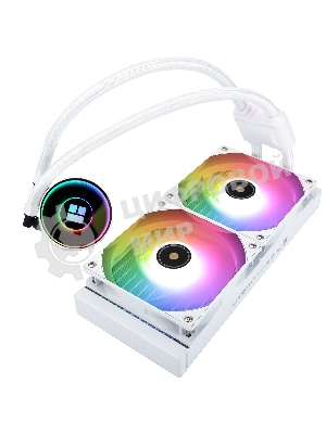 Водяное охлаждение для процессора Thermalright Frozen Notte 240 White ARGB V2 белый (240мм, ARGB/ Fans: 2x120мм, 72.37CFM, 27.7dBA, 2000RPM/ Pump height 54мм, 28dBA, 5300RPM, Rad thickness 27мм/ S: 1200, 1700, 1851, 2011, 2066, 115X, AM2, AM2+, AM3, AM3+, AM4, AM5, FM1, FM2, FM2+)