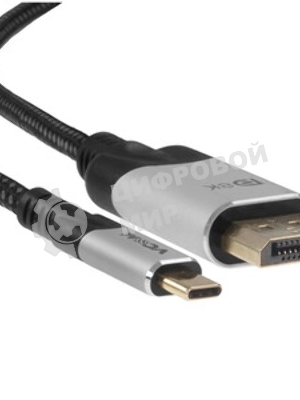 Кабель-адаптер USB 3.1 Type-Cm --> DP(m) 8K@60Hz, 3m, VCOM CU422MCV-3M