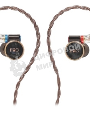 Проводные наушники FiiO FD3 черный/медный, внутриканальные, Jack 3.5 мм