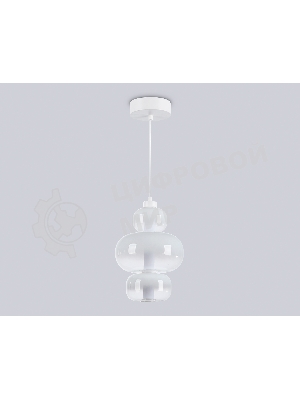 Подвесной светодиодный светильник Ambrella light LH11056 WH/FR белый/белый матовый 18W 3000K D230*350