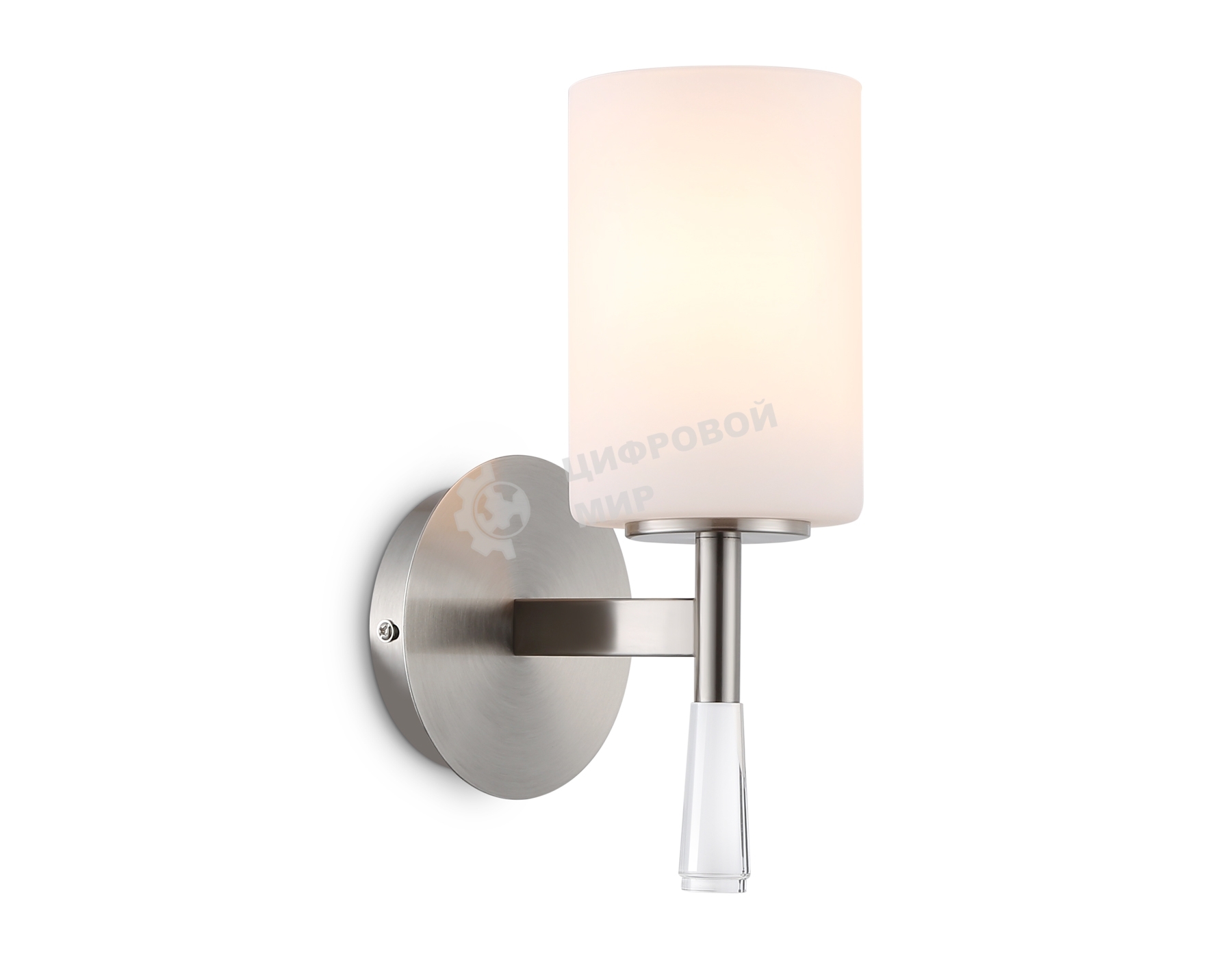 Настенный светильник Ambrella light LH56255 SN/FR никель/белый матовый E27 max 60W 160*120*280