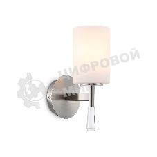 Настенный светильник Ambrella light LH56255 SN/FR никель/белый матовый E27 max 60W 160*120*280
