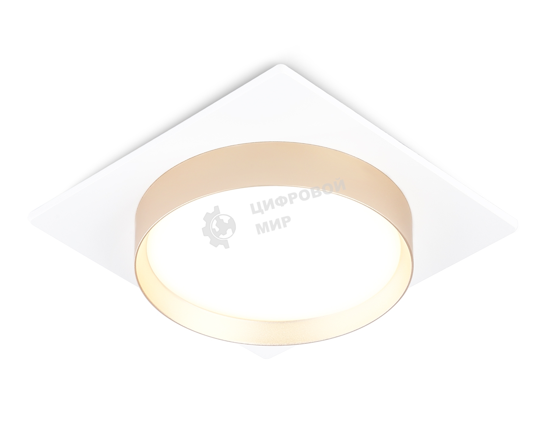 Светильник Ambrella light TN5230 WH/GD белый/золото GX53 max 12W 110*110*35