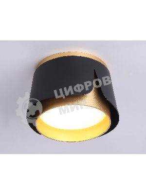 Светильник Ambrella light TN71222 BK/GD черный/золото GX53 D100*66