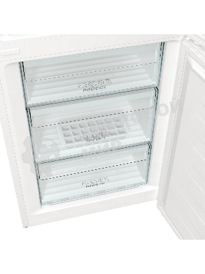 Холодильник Gorenje NRK6201EW4 белый двухкамерный 235/96 л морозилка снизу, No Frost