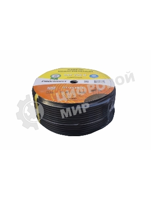 Кабель коаксиальный PROconnect SAT 703 B, Cu/Al/Al, 75%, 75 Ом, бухта 100 м, черный OUTDOOR