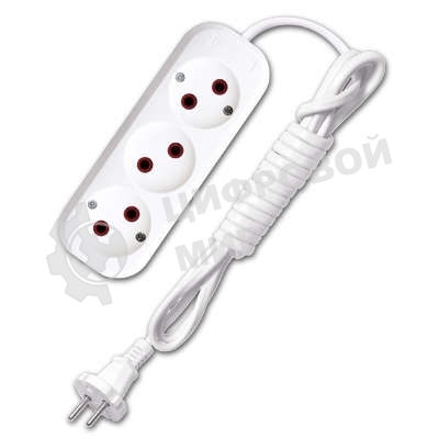 Удлинитель UNIVersal У6-639 ШВВП 2x0,75 3 гн. 2 м 9631932