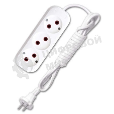 Удлинитель UNIVersal У6-639 ШВВП 2x0,75 3 гн. 2 м 9631932