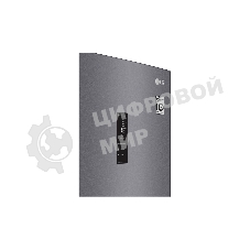 Холодильник LG GA-B509CLSL графитовый двухкамерный 277/107л морозилка снизу, No Frost