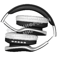 Беспроводные/проводные наушники Defender FreeMotion B525 черный/белый, накладные, Bluetooth + проводной, до 8 ч