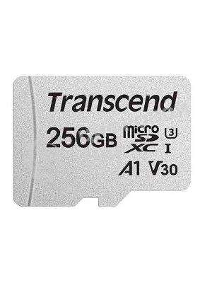 Флеш карта microSD 256Gb Transcend microSDXC Class 10 UHS-I U3, V30, A1, (SD адаптер), TLC