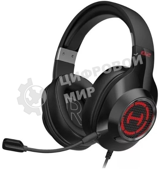 Наушники с микрофоном Edifier G2BT черный накладные BT оголовье