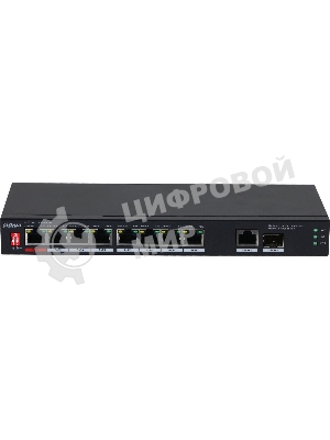 Коммутатор Dahua DH-PFS3110-8ET1GT1GF-96 8x100Mb 1G неуправляемый