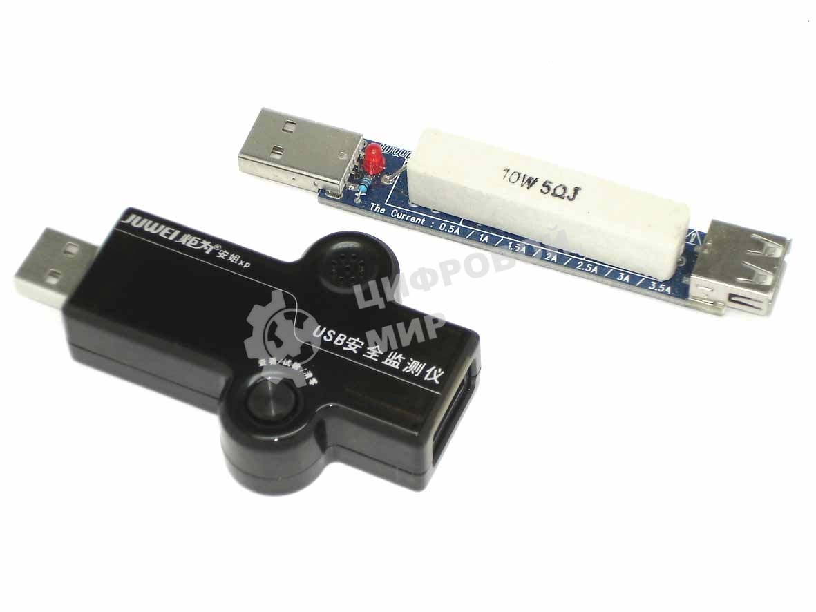 Тестер USB для внешних аккумуляторов 5V-7,4V 0-5,1A Juwel J7-d