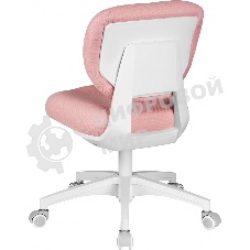 Кресло детское Cactus CS-CHR-3594PK розовый крестов. пластик белый