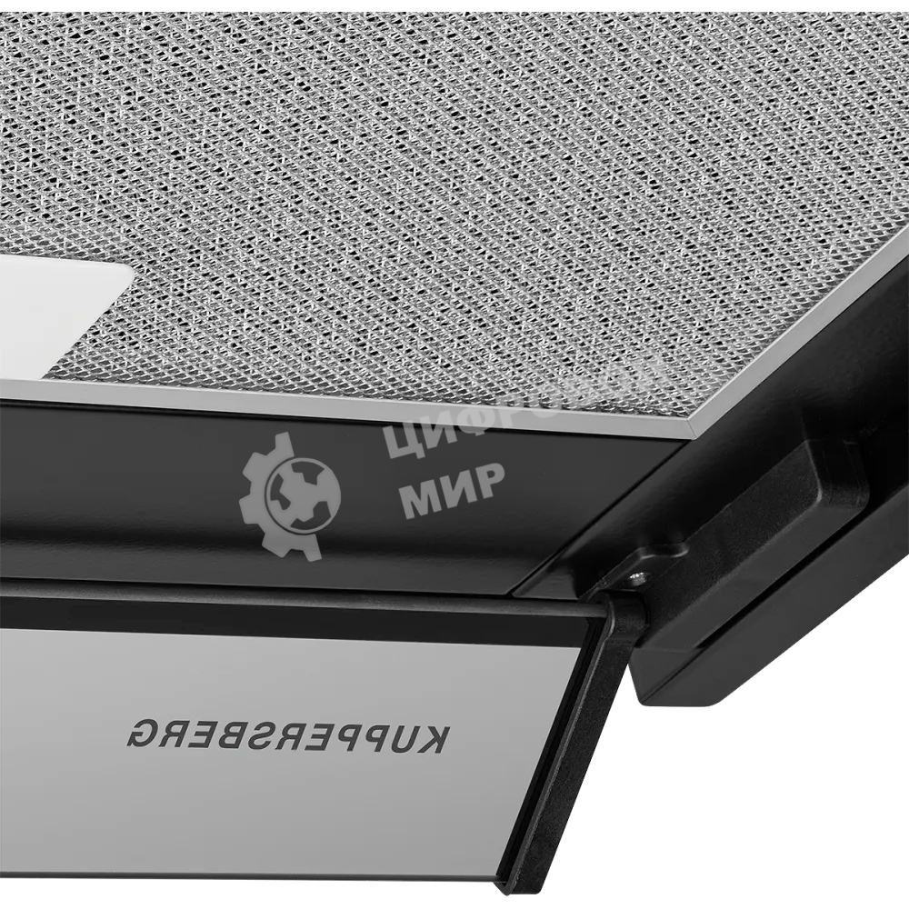 Вытяжка встраиваемая Kuppersberg Nancy S 90 черный, 90 см, 850 куб. м/ч, 42 дБ