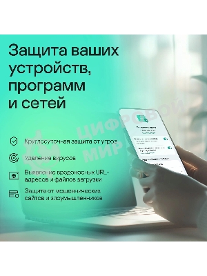 Программное обеспечение Kaspersky Standard. 1-Device 1 year Base Card (KL1041ROAFS)