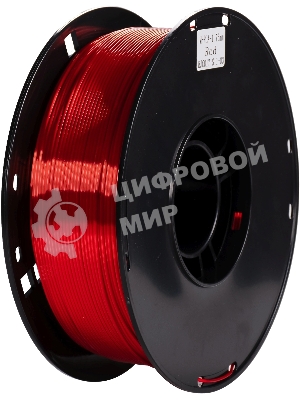 Пластик для принтера 3D Cactus CS-3D-PLA-1KG-S-RED PLA SILK d1.75мм 1кг L326м 1цв.