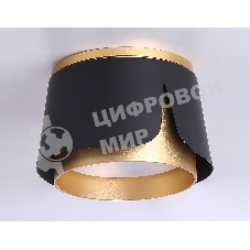 Светильник Ambrella light TN71222 BK/GD черный/золото GX53 D100*66