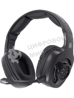 Гарнитура Oklick HS-L575G чёрный, беспроводная + проводная, Bluetooth