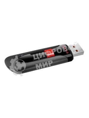Флешка USB Sandisk CZ60 Cruzer Glide (SDCZ60-032G-B35), 32Gb, USB 2.0, R/W 30/8, черный/красный