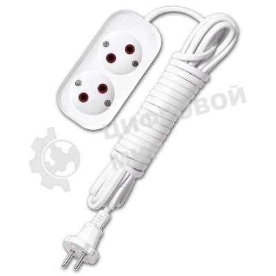 Удлинитель UNIVersal У6-011 ШВВП 2x0,75 2гн. 5 м 9631913