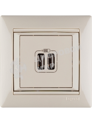 Розетка 2-ая USB 774170 Legrand Valena Сл. кость