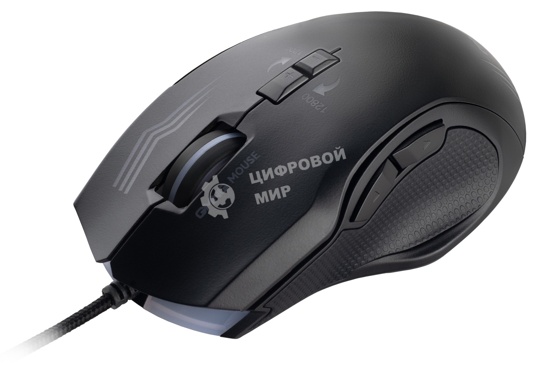 Мышь проводная GMNG 930GM черный, 12800 dpi, USB, кнопки - 7