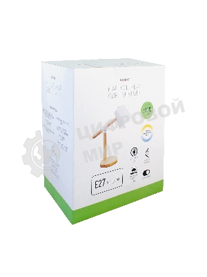 Светильник настольный СТАРТ CT83, E27, до 40Вт, 1,5м, белый