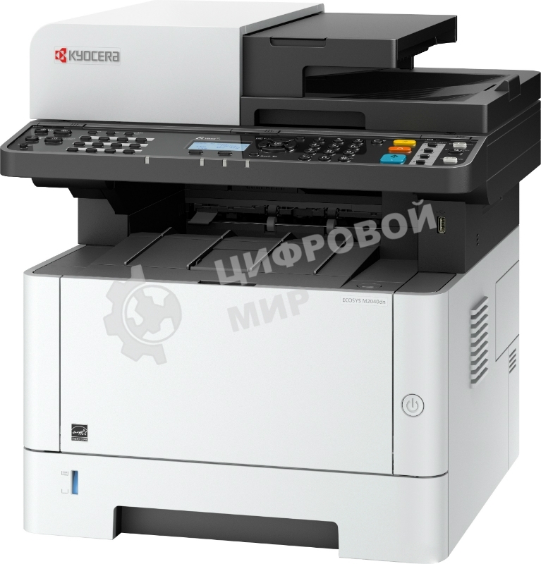 МФУ лазерное Kyocera Ecosys M2040DN (1102S33NL0), A4, ч/б, печ. до 40 стр/мин., скан. до 40 стр/мин. (ч/б) 23 стр/мин. (цвет), 1200 x 1200 dpi (печать) 600x600 dpi (скан.), USB, RJ-45