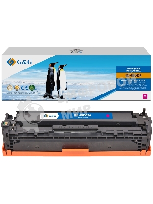 Картридж G&G аналог HP CB543A/125A/Canon 716 красный 1.4k с чипом