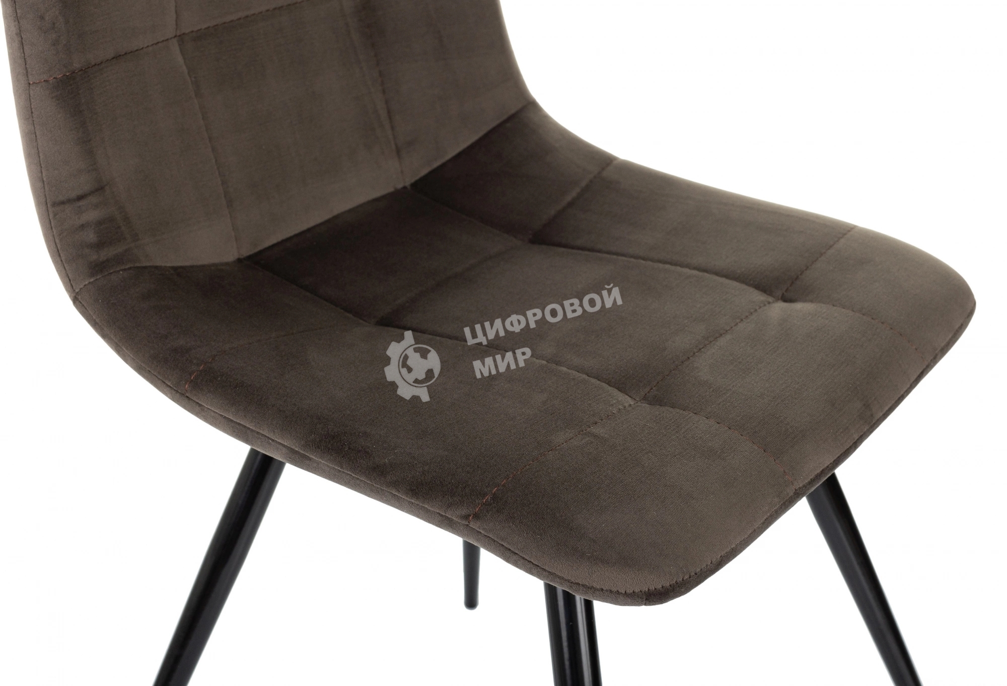 Стул для дома Бюрократ CH-K1_4 комплект 4 шт. коричневый Holland 74 металл черный на ножках