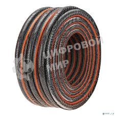 Шланг поливочный ПВХ 3-х слойный армированный 3/4дюйм 25м Стандарт Плюс ЧЕТЫРЕ СЕЗОНА 62-0226-1