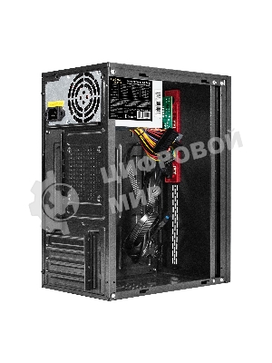 Компьютерный корпус Minitower ExeGate BAA-403U2-AAA400 (mATX, БП AAA400 с вент. 8см, 1*USB/2*USB 3.0, HD Audio, черный)